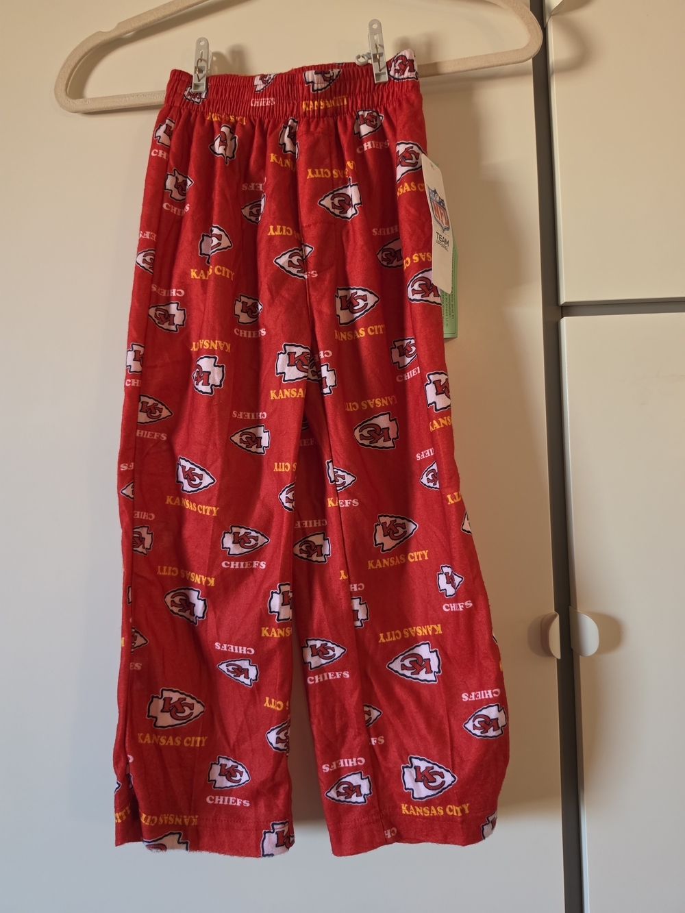 Kids Red Fleece Pajama Pants